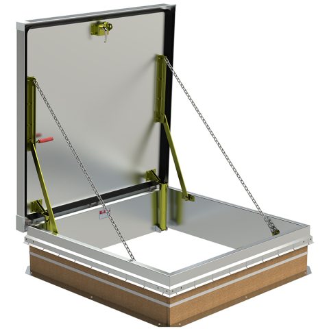 Bilco F-50 48x48 Aluminum Roof Hatch